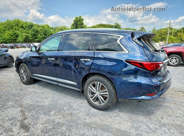 5N1DL0MM4LC510145 2020 INFINITI QX60 Blue Հետևի ձախ
