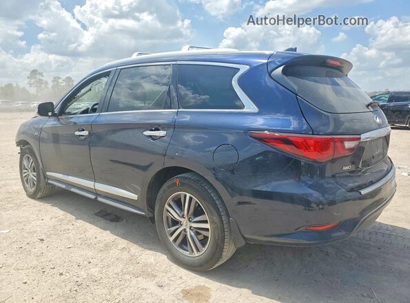 5N1DL0MM4LC540276 2020 INFINITI QX60 Синий Задняя левая четверть