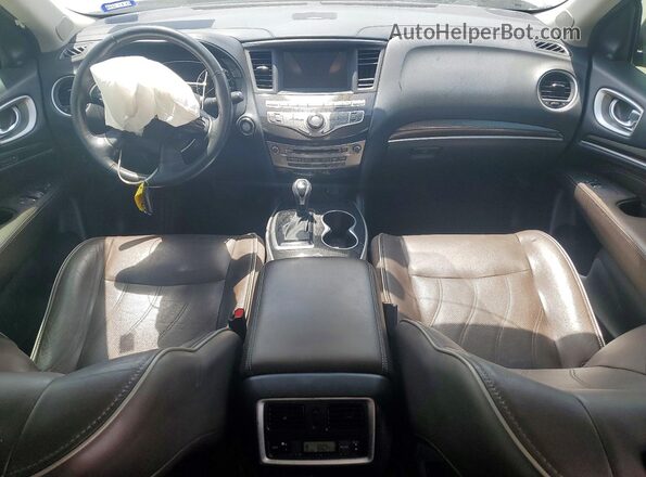 5N1DL0MM4LC540276 2020 INFINITI QX60 Синий Вид панели приборов