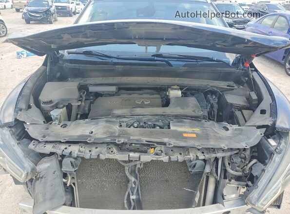 5N1DL0MM4LC540276 2020 INFINITI QX60 Синий Вид задней части салона