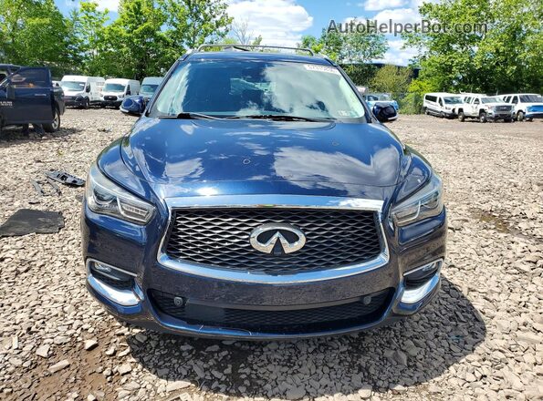 5N1DL0MM5HC502692 2017 INFINITI QX60 Blue Vista frontal