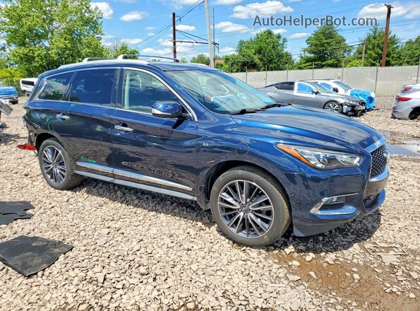 5N1DL0MM5HC502692 2017 INFINITI QX60 Blue Delantero derecho