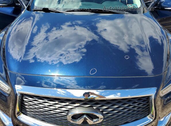5N1DL0MM5HC502692 2017 INFINITI QX60 Blue Vista del compartimento del motor