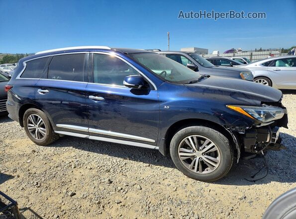 5N1DL0MM5HC506905 2017 INFINITI QX60 Синий Передняя правая четверть