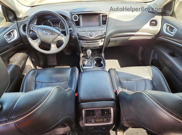 5N1DL0MM5HC506905 2017 INFINITI QX60 Синий Вид панели приборов
