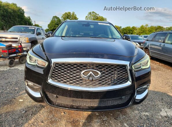 5N1DL0MM5HC511635 2017 INFINITI QX60 Black წინა ხედი