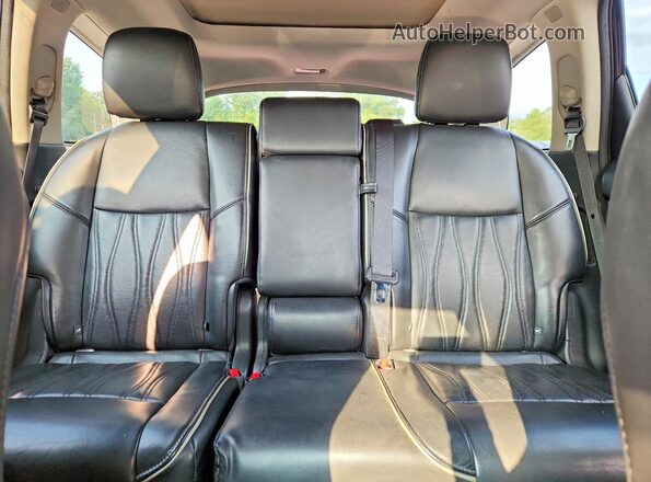 5N1DL0MM5HC511635 2017 INFINITI QX60 Black უკანა სავარძლების ხედი