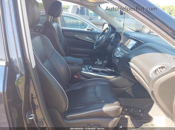 5N1DL0MM5HC521162 2017 INFINITI QX60 Blue წინა სალონის ხედი