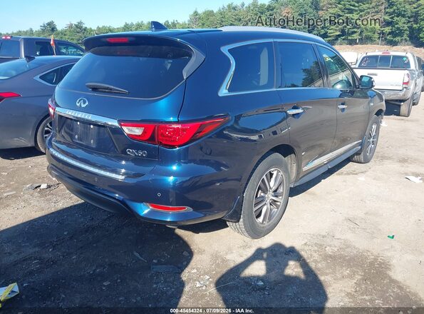 5N1DL0MM5HC521162 2017 INFINITI QX60 Blue უკანა მარჯვენა
