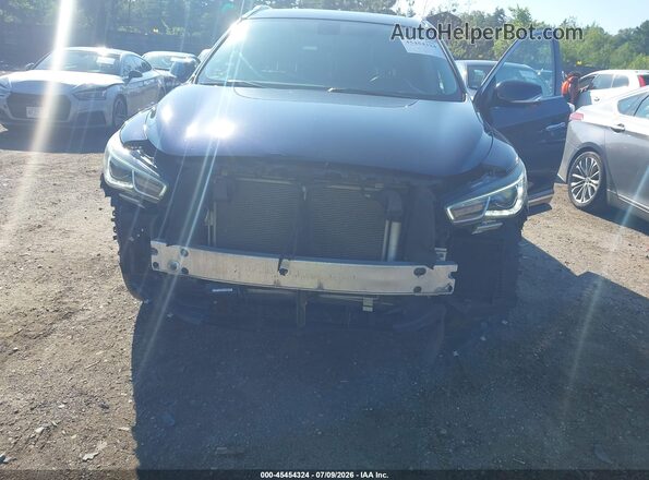 5N1DL0MM5HC521162 2017 INFINITI QX60 Blue უკანა სალონის ხედი