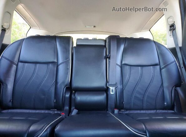 5N1DL0MM5HC529035 2017 INFINITI QX60 White Հետևի նստատեղերի տեսք