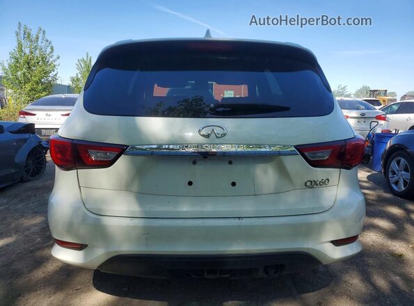 5N1DL0MM5HC529035 2017 INFINITI QX60 White Հետևի տեսք