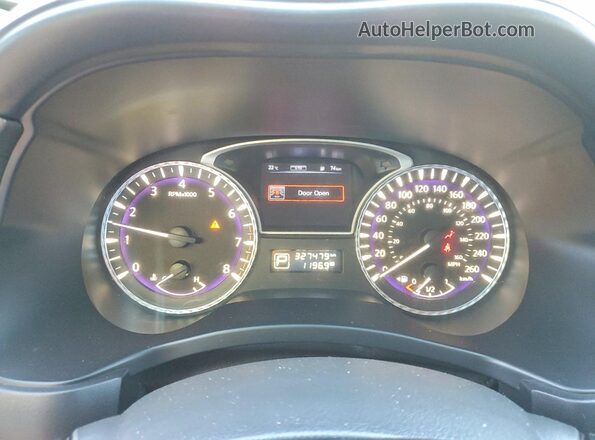 5N1DL0MM5HC529035 2017 INFINITI QX60 White Սարքավորումների վահանակի տեսք