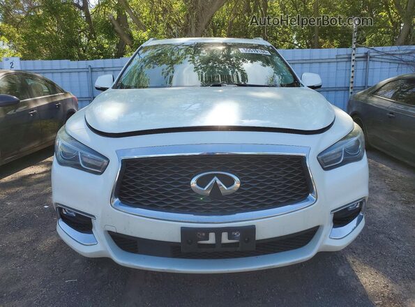 5N1DL0MM5HC529035 2017 INFINITI QX60 White Դիմացի տեսք