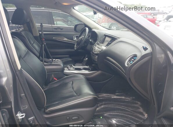 5N1DL0MM5HC543291 2017 INFINITI QX60 Gray Vista interior delantera