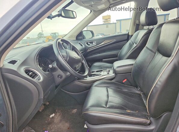 5N1DL0MM5HC547891 2017 INFINITI QX60 Blue Widok wnętrza z przodu