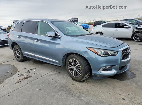 5N1DL0MM5HC547891 2017 INFINITI QX60 Blue Przód prawy