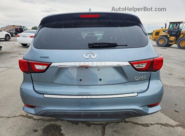 5N1DL0MM5HC547891 2017 INFINITI QX60 Blue Widok z tyłu