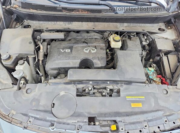 5N1DL0MM5HC547891 2017 INFINITI QX60 Blue Widok komory silnika