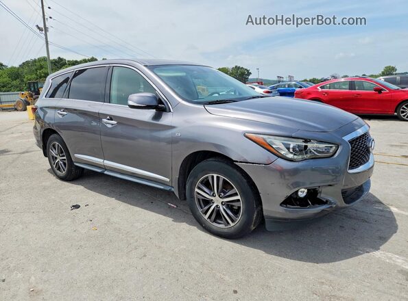 5N1DL0MM5HC550760 2017 INFINITI QX60 Серый Передняя правая четверть