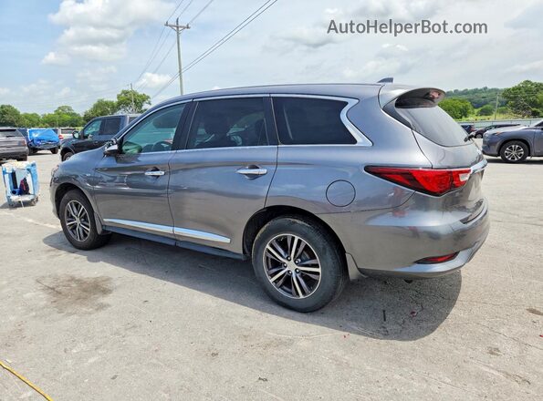 5N1DL0MM5HC550760 2017 INFINITI QX60 Серый Задняя левая четверть