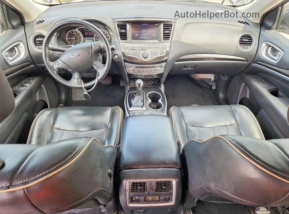 5N1DL0MM5HC550760 2017 INFINITI QX60 Серый Вид панели приборов