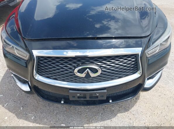 5N1DL0MM5HC558566 2017 INFINITI QX60 Black წინა ხედი
