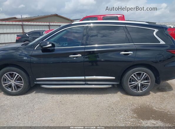 5N1DL0MM5HC558566 2017 INFINITI QX60 Black სალონის 360-გრადუსიანი ხედი