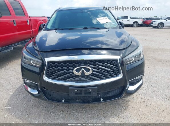 5N1DL0MM5HC558566 2017 INFINITI QX60 Black ხელსაწყოთა პანელის ხედი