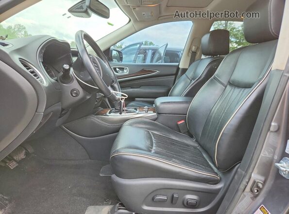 5N1DL0MM5HC561077 2017 INFINITI QX60 Gray Front interior view