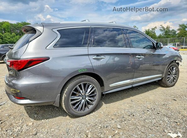 5N1DL0MM5HC561077 2017 INFINITI QX60 Gray Rear right