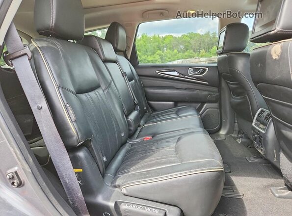 5N1DL0MM5HC561077 2017 INFINITI QX60 Gray Rear interior view