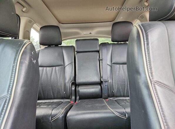 5N1DL0MM5HC561077 2017 INFINITI QX60 Gray Rear seats view