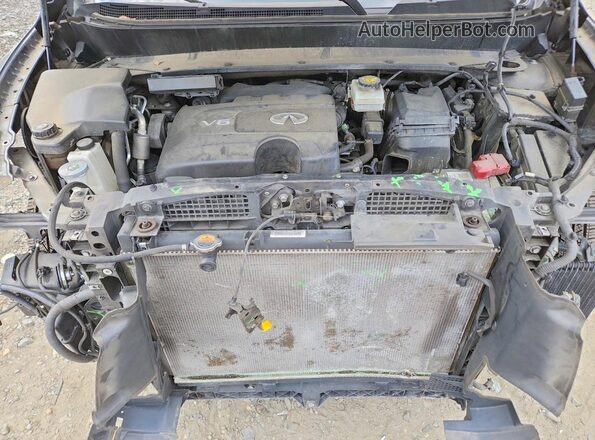 5N1DL0MM5HC561077 2017 INFINITI QX60 Gray Engine compartment view