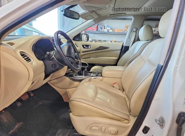 5N1DL0MM5JC507249 2018 INFINITI QX60 White Front interior view
