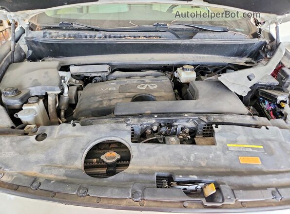 5N1DL0MM5JC507249 2018 INFINITI QX60 White Engine compartment view
