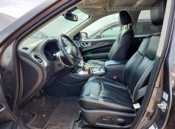 5N1DL0MM5JC507266 2018 INFINITI QX60 Gray Front interior view