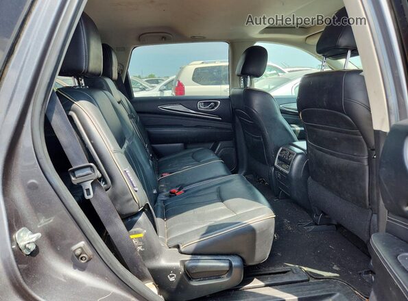 5N1DL0MM5JC507266 2018 INFINITI QX60 Gray Rear interior view