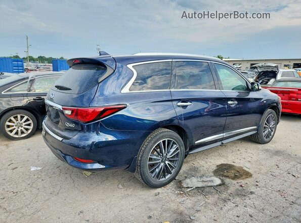 5N1DL0MM5JC527114 2018 INFINITI QX60 Blue Հետևի աջ