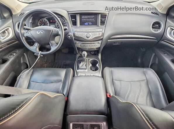 5N1DL0MM5JC527114 2018 INFINITI QX60 Blue Առջևի վահանակի տեսք