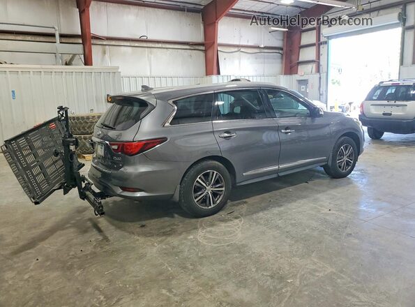 5N1DL0MM5KC511397 2019 INFINITI QX60 Charcoal Rear right