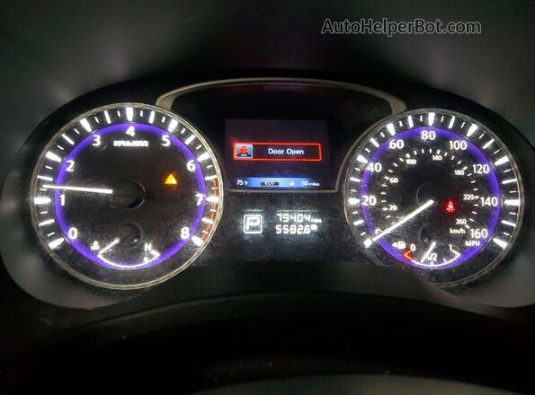 5N1DL0MM5KC511397 2019 INFINITI QX60 Charcoal Instrument cluster view