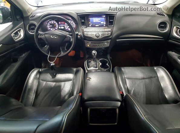 5N1DL0MM5KC511397 2019 INFINITI QX60 Charcoal Dashboard view