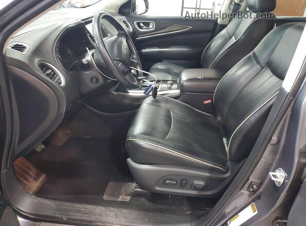 5N1DL0MM5KC511397 2019 INFINITI QX60 Charcoal Front interior view