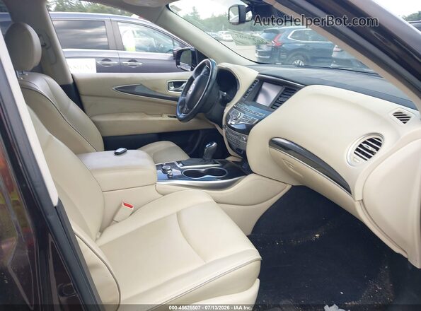 5N1DL0MM5KC524117 2019 INFINITI QX60 Brown Vista interior delantera