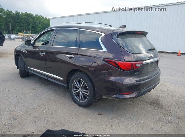 5N1DL0MM5KC524117 2019 INFINITI QX60 Brown Trasero izquierdo