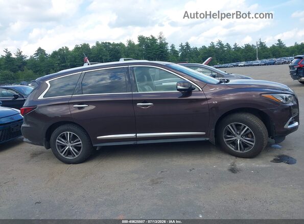 5N1DL0MM5KC524117 2019 INFINITI QX60 Brown Vista interior de 360 grados