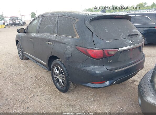 5N1DL0MM5LC506461 2020 INFINITI QX60 Black Հետևի ձախ