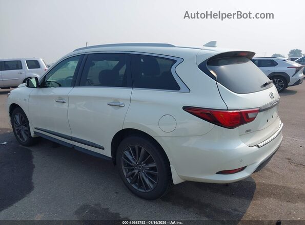 5N1DL0MM5LC527259 2020 INFINITI QX60 White უკანა მარცხენა