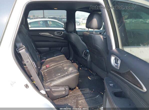 5N1DL0MM5LC527259 2020 INFINITI QX60 White VIN კოდის სტიკერის ხედი